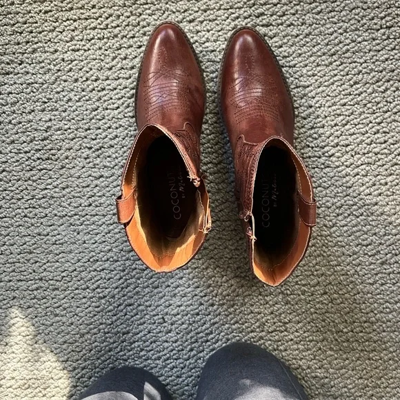 Brown Ankle Boots for Women - Picture 2 of 4